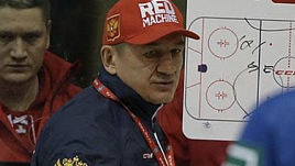 Главный тренер молодежной сборной России Валерий Брагин.