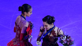 Алина Загитова и Евгения Медведева.