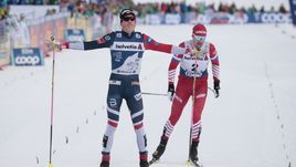 3 января. Оберстдорф. Йоханесс Клебо опередил на финише Сергея Устюгова.