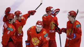 4 января. Ванкувер. Россия - США - 1:2. Российские игроки после матча.