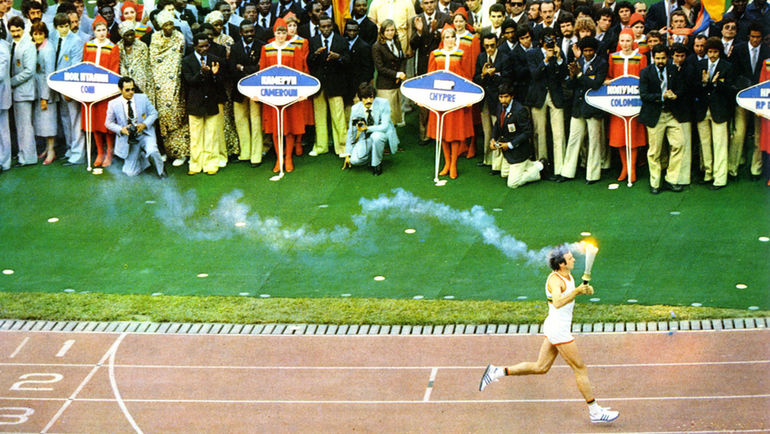 1980 год. Москва. Церемония открытия Игр. Фото Федор Алексеев 1980 год. Москва. Церемония открытия Игр. Фото Федор Алексеев