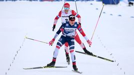 5 января. Валь-ди-Фьемме. Йоханнес Клебо и Сергей Устюгов.