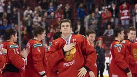 5 января. Ванкувер. Россия - Швейцария - 5:2. Капитан сборной Клим Костин.