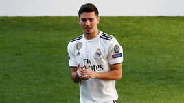 7 января. Мадрид. Презентация Браима Диаса в мадридском "Реале".