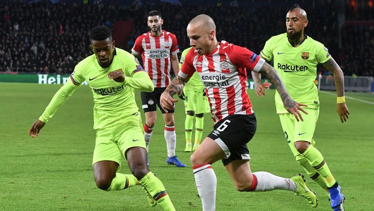 Защитник ПСВ Анхелиньо. Фото AFP Защитник ПСВ Анхелиньо. Фото AFP