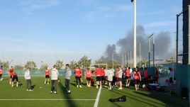 11 января. Дубай. Тренировка "Спартака".