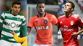 Маркос Акунья, Ренан Лоди, Алехандро Гримальдо (слева направо).