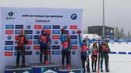 12 января. Оберхоф. Пьедестал почета.