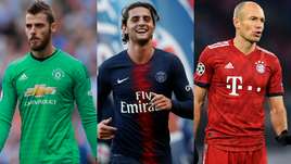 Давид де Хеа, Адриен Рабьо, Арьен Роббен.