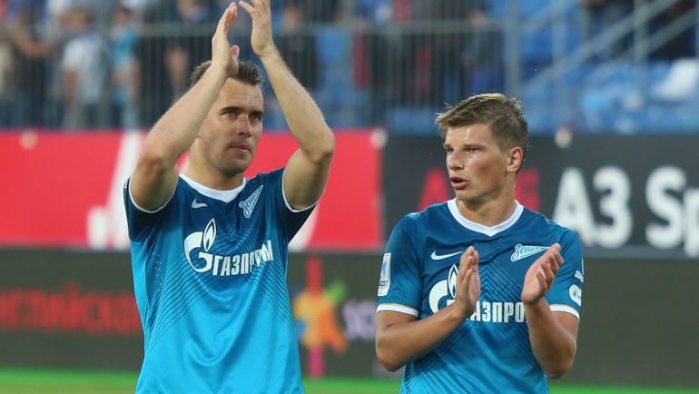 Александр Кержаков и Андрей Аршавин. Фото Кристина Коровникова Александр Кержаков и Андрей Аршавин. Фото Кристина Коровникова