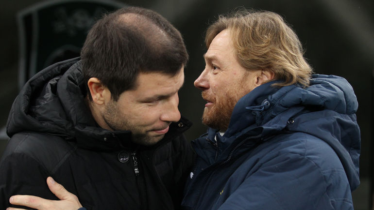 Мурад Мусаев и Валерий Карпин. Фото Виталий Тимкив Мурад Мусаев и Валерий Карпин. Фото Виталий Тимкив