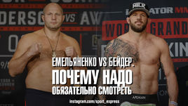 Емельяненко vs Бейдер: почему надо обязательно смотреть