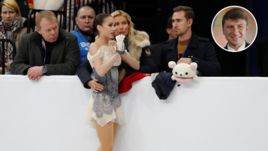 23 января. Минск. Алина Загитова перед исполнением короткой программы.