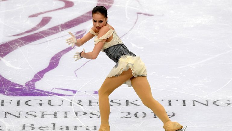 23 января. Минск. Алина Загитова. Фото AFP 23 января. Минск. Алина Загитова. Фото AFP