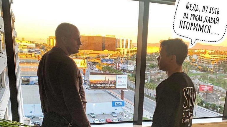 Федор Емельяненко и Павел Деревянко. Фото instagram.com Федор Емельяненко и Павел Деревянко. Фото instagram.com