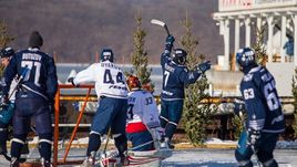 Тренировка "Адмирала" в акватории Японского моря.