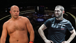 Федор Емельяненко и Хабиб Нурмагомедов.