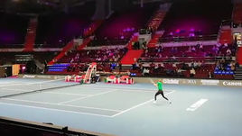 Открытая тренировка Марии Шараповой перед турниром в Санкт-Петербурге