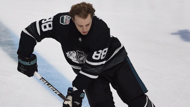 Патрик Кейн на Матче звезд НХЛ. Фото НХЛ Патрик Кейн на Матче звезд НХЛ. Фото НХЛ