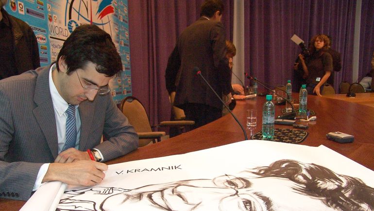 2006 год. Абсолютный чемпион мира Владимир Крамник. Фото Евгений Атаров 2006 год. Абсолютный чемпион мира Владимир Крамник. Фото Евгений Атаров