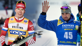 Александр Большунов и Александр Логинов.