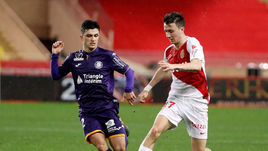 2 февраля. Монако. "Монако" - "Тулуза" - 2:1. Александр Головин (справа).