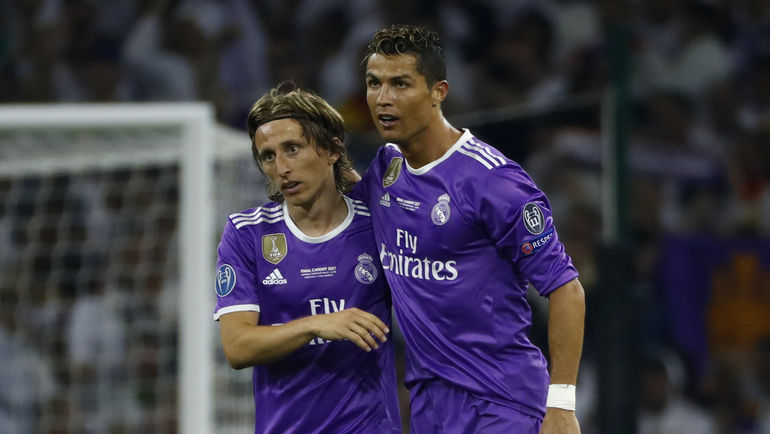 Криштиану Роналду (справа) и Лука Модрич. Фото REUTERS Криштиану Роналду (справа) и Лука Модрич. Фото REUTERS