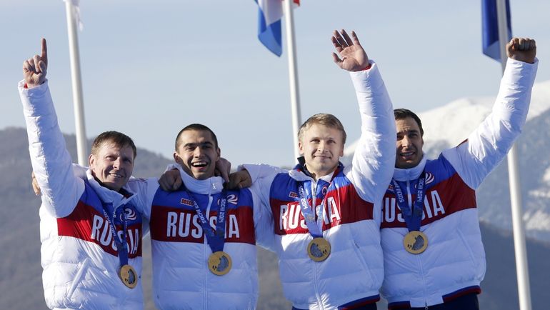 Александр Зубков, Алексей Негодайло, Дмитрий Труненков, Алексей Воевода. Фото REUTERS Александр Зубков, Алексей Негодайло, Дмитрий Труненков, Алексей Воевода. Фото REUTERS