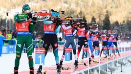 Женская эстафета в Кэнморе. Германия - первая, Россия - десятая