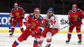 10 февраля. Стокгольм. Россия - Чехия - 3:1. Капитан сборной России Вадим Шипачев.