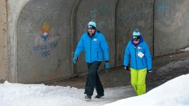 На трассе в Солт-Лейк-Сити.