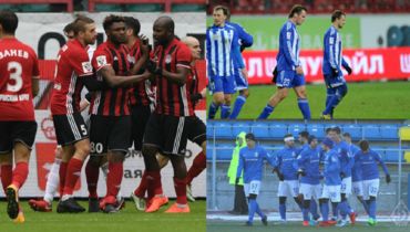 "Амкар", "Волга" (Нижний Новгород), "Динамо" (Санкт-Петербург).