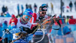 Смешанная эстафета в Солт-Лейк-Сити. Франция - первая, Россия - седьмая