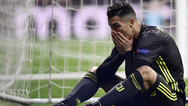 20 февраля. Мадрид. "Атлетико" - "Ювентус" - 2:0. Криштиану Роналду может покинуть Лигу чемпионов уже на стадии 1/8 финала.