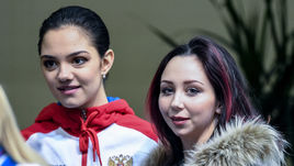 Евгений Медведева и Елизавета Туктамышева.