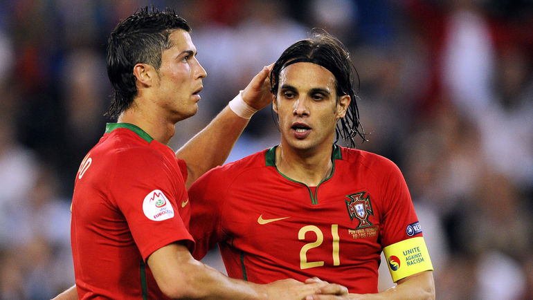 Криштиану Роналду и Нуну Гомеш. Фото AFP Криштиану Роналду и Нуну Гомеш. Фото AFP