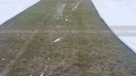 Газон на стадионе "Арсенала" в Туле.