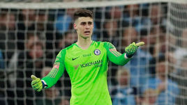 24 февраля. Лондон. "Челси" - "Манчестер Сити" - 0:0 д.в., пенальти - 3:4. Вратарь "синих" Кепа отказался уходить с поля.