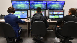 Комната видеоарбитров на стадионе "Краснодара".