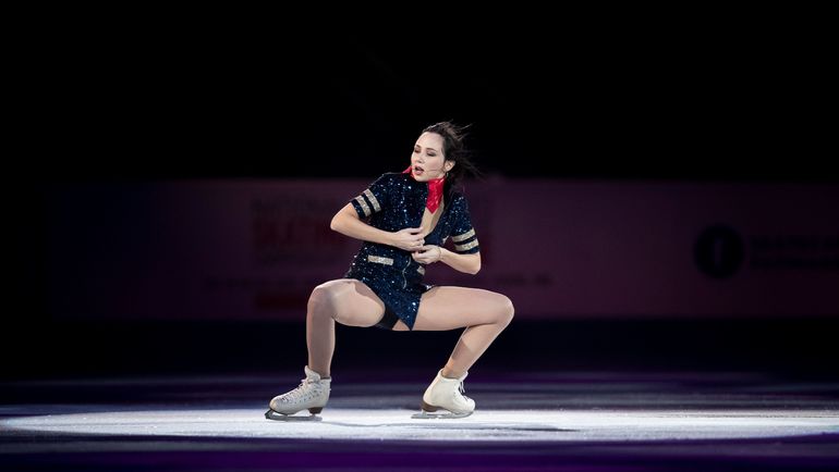 Показательный номер Елизаветы Туктамышевой полюбился многим болельщикам. Фото AFP Показательный номер Елизаветы Туктамышевой полюбился многим болельщикам. Фото AFP