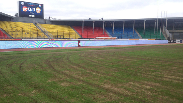 После стадиона в Туле 13 марта 2015 года. Фото Российский футбольный союз/rfs.ru После стадиона в Туле 13 марта 2015 года. Фото Российский футбольный союз/rfs.ru