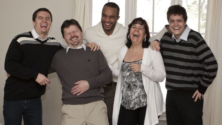 Рэй Эмери с семьей. Рэй Эмери с семьей.