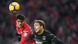 3 марта. Москва. "Спартак" - "Краснодар" - 1:1. Центральный матч 18-го тура РПЛ завершился вничью.