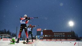 7 марта. Эстерсунд. Норвежец Ветле Кристиансен и немец Бенедикт Долль.