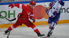 8 марта. Москва. "Спартак" - СКА - 0:1. Питерцы выиграли серию и вышли во второй раунд Кубка Гагарина.