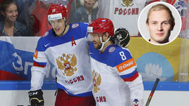 Евгений Малкин, Александр Овечкин и Кристиан Весалайнен.