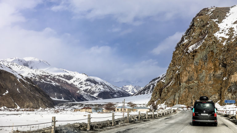 Горы Кавказа в Грузии. Горы Кавказа в Грузии.