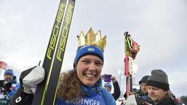 12 марта. Эстерсунд. Ханна Эберг - победительница женской индивидуальной гонки на чемпионате мира.