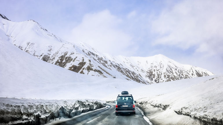 Горы Кавказа в Грузии. Горы Кавказа в Грузии.
