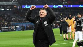 6 марта. Париж. "ПСЖ" - "Манчестер Юнайтед" - 1:3. Уле Гуннар Сульшер.